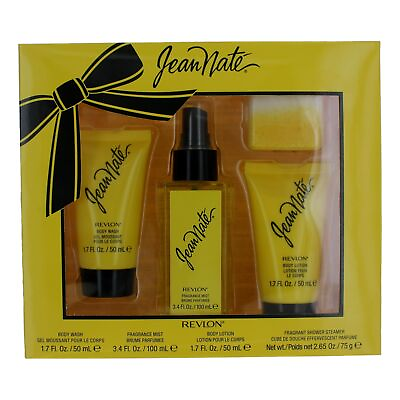 #ad Jean Nate by Revlon 4 Piece Gift Set for Women $18.77