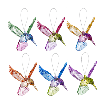 #ad Ganz Crystal Expressions Meadow Multi Colored Acrylic Hummingbird Select $10.49