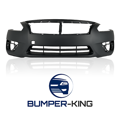 #ad BUMPER KING Primered Front Bumper Cover Fascia for 2013 2015 Nissan Altima Sedan $89.11