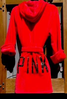 #ad Victoria’s Secret PINK bling robe💖Hot Pink $55.00