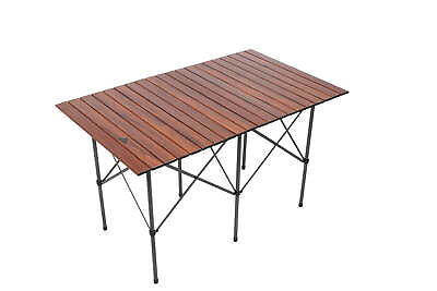 #ad Brown Camping Table $20.25