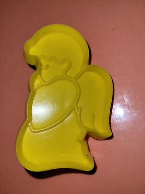 #ad Hallmark Cookie Cutter Mini Angel 1982 Yellow $6.58