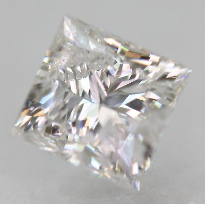#ad Certified 1.00 Carat D Color SI1 Princess Natural Loose Diamond 5.4x5.26mm 2VG $2676.99