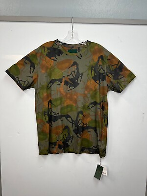 #ad NWT Roi Du Lac x Fred Segal Mens Medium T Shirt Camouflage Tortora $40.00