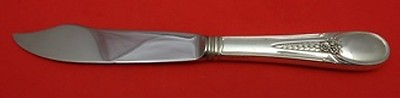 #ad Flowered Antique by Blackinton Sterling Silver Fish Knife HH WS Original 8quot; $89.00
