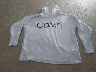 New CALVIN KLEIN performance Turtleneck Pullover Sweater quot;CALVINquot; women#x27;s sz s $11.43