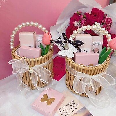 #ad #ad Bamboo Gift Box Gift Basket for Women Holiday Birthday Valentine Day for Girl $39.69