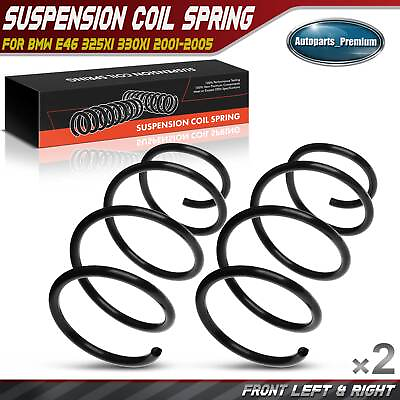 #ad 2x Front Left amp; Right Suspension Coil Springs for BMW E46 325xi 330xi 2001 2005 $35.59