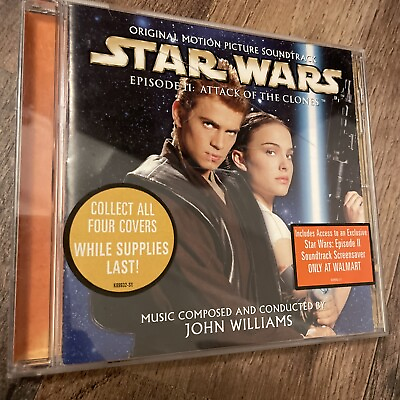 #ad Star Wars Episode II: Attack Of The Clones MOVIE SOUNDTRACK ALBUM CD OST MUSIC $5.04