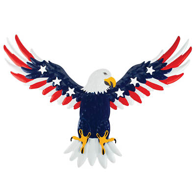 #ad Metal Patriotic Eagle Wall Hanging by Fox RiverTM Creations $31.23