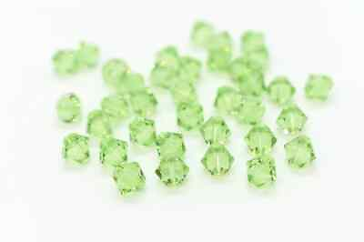 #ad 12 6mm Swarovski Crystal Bicone Beads 5328 Peridot $3.49