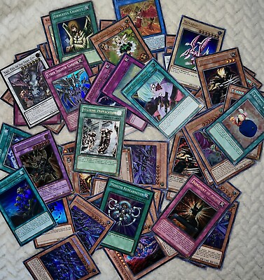 #ad Yugioh Collection Lot with Foils and Vintage Cards NM Great gift Read Desc $2.35