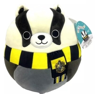 #ad Squishmallows Hufflepuff Badger Harry Potter 10quot; Plush NWT Free SHIPPING $22.55