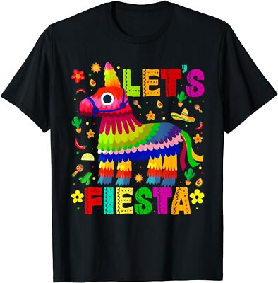 #ad Cinco De Mayo Lets Fiesta 5 De Mayo Mexican Women Men T ShirtS 5XL $13.99