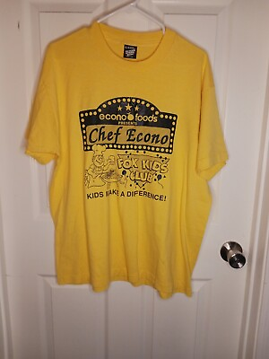 #ad Vintage Fox Kids XL Tshirt Single Stich Econo Food Promo T Shirt Rare $50.00