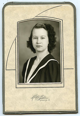 #ad 1942 Photo Kelly#x27;s Studio Oskaloosa Iowa Lady To Ruby From Rita $9.90