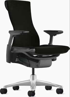 #ad Herman Miller Embody Office Chair Black Fabric Open Box $849.11