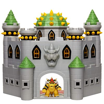 #ad Super Mario Nintendo Deluxe Bowser#x27;s Castle Playset with 2.5quot; Exclusive Artic... $50.38