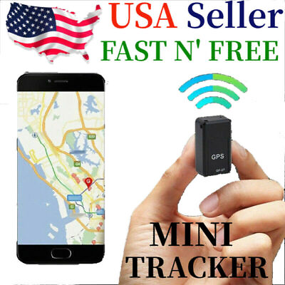 #ad GF07 Mini Magnetic GPS Tracker Real time Car Truck Vehicle Locator GSM GPRS USA $8.44