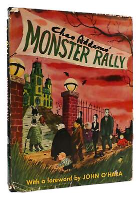 #ad Chas Addams MONSTER RALLY 1st Edition 1st Printing $217.09