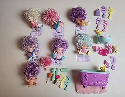 #ad Kooshie Koos Lot Dolls And Accessories Free Fast Shipping Great Shape $44.99