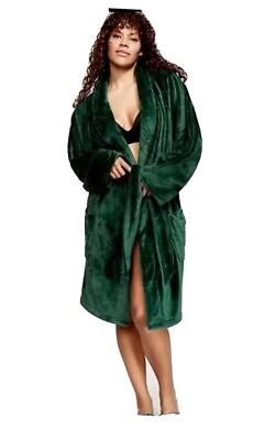#ad #ad Victoria Secret Cozy Forest Green Bathrobe Brand New W Tags Medium Large $29.99