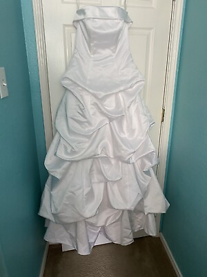 #ad David#x27;s Bridal Wedding Dress NTT9168 Size 4 $185.00