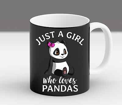 #ad Just A Girl Who Loves Pandas Cute Panda Funny Gift Animal Lovers Mug $19.99