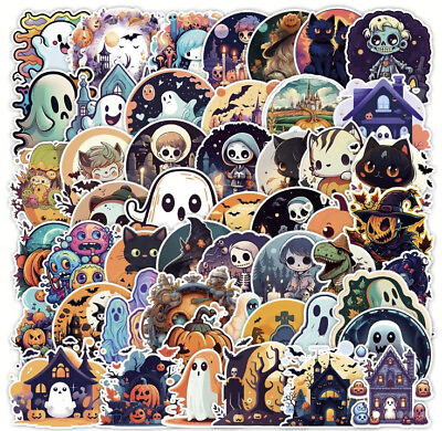#ad 10pcs Cute Halloween Stickers. Scrapbooking Journaling Crafts DIY $2.99