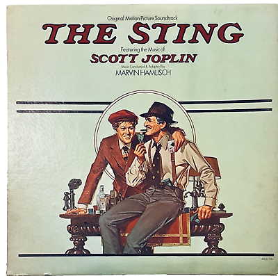 #ad The Sting Original Motion Picture Soundtrack Album Vintage 1974 Record LP $9.89