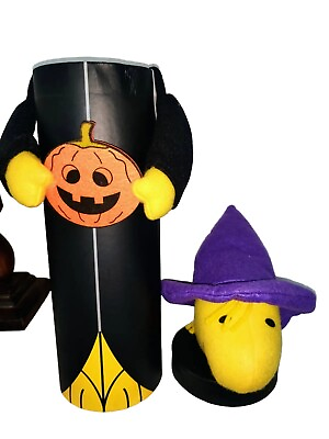 #ad Peanuts Halloween Woodstock as A Wizard Sorcerer 16quot; Gift Tube Partially Plush $10.00