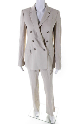 Gucci Women#x27;s Pant Suit Two Piece Set Beige Size 42 $299.99