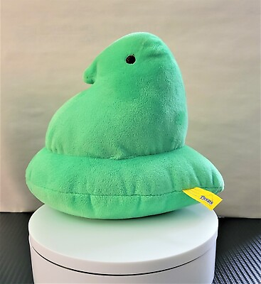 #ad Peeps Plush 9quot; Long Green Chick Stuffed Animal Easter $10.97