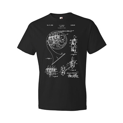 #ad French Horn Shirt Horn Player Gift Music Teacher Gift Music Class Shirt $32.95