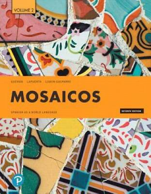 #ad Mosaicos: Spanish as a World Language Volume 2 7th Edition ACCEPTABLE $85.34