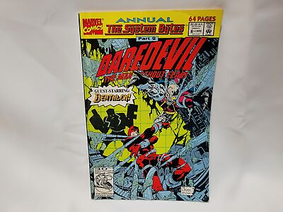 #ad Daredevil Annual Number 8 Comic Book 1992 The System Bytes Part 2 Marvel Comics $12.99