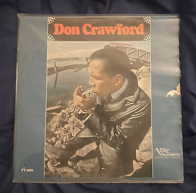 #ad DON CRAWFORD S T LP VERVE FOLKWAYS RARE FOLK $29.99