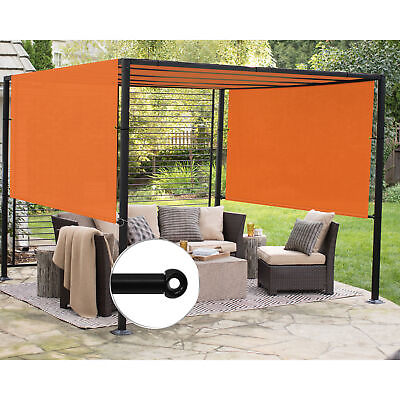 #ad Universal Replacement Pergola Shade Cover Canopy w Rod Pocket 6 FT Orange $163.99