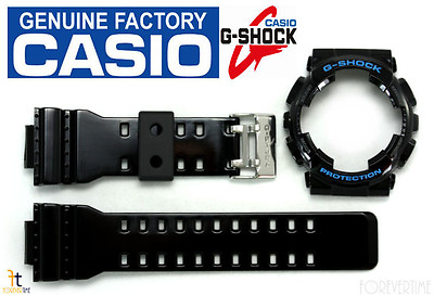 #ad CASIO GA 110HC G Shock Original Black Glossy BAND amp; BEZEL Combo GD 100HC GD 110 $87.96