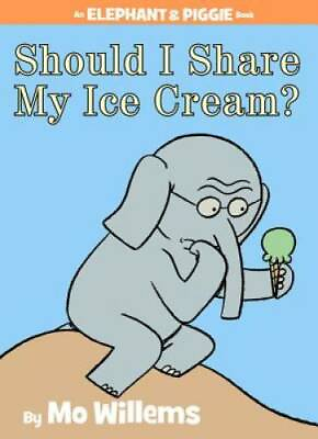 #ad #ad Should I Share My Ice Cream? An Elephant and Piggie Book Hardcover GOOD $4.23