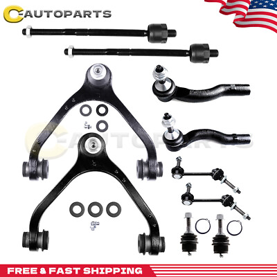Front Upper Control Arms Tie Rod Ends For Lincoln Town Car Ford Crown Victoria $96.59