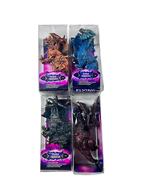 #ad Zhong Jie Toys Flying Dragons Figurine Lot Of 4 Collection Stocking Stuffer $23.76