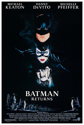 #ad Batman Returns DC Universe Movie Poster US Version $14.99
