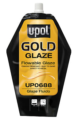 #ad Gold Glaze: Flowable Glaze Gold 15 oz UPL UP0688 $25.67