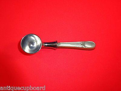 #ad Flowered Antique by Blackinton Sterling Silver Coffee Scoop HH Custom Made 6quot; $109.00