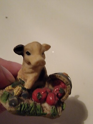 #ad Piggy Figurine Mini Miniature Pig Figure $8.89