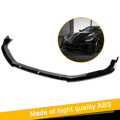 #ad For 2018 2023 Honda Accord Painted Black Front Lips Bumper Protector Splitter $41.58