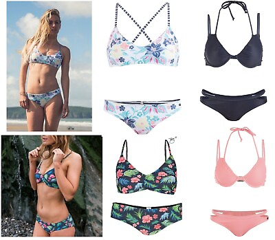 #ad Women Bikini Set Push up Bra Swimsuit Beachwear Summer Size 10 12 14 GBP 12.99