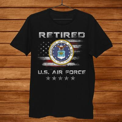 #ad #ad Vintage Retired Us Air Force Veteran Unisex T shirt Size S 5XL Gift For Fan $22.99