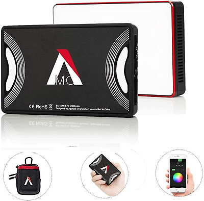 #ad Aputure AL MC RGBWW Mini Amaran AL M9 Upgrade W Rgb On Camera Video Light TLC $174.99